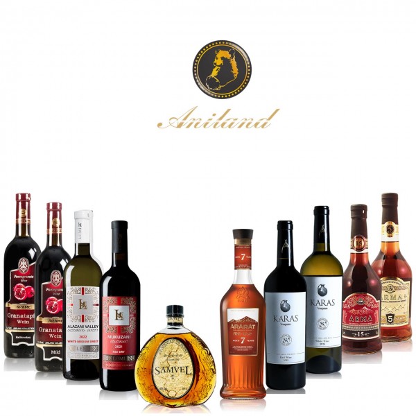 Aniland Special Offer with wines and brandies