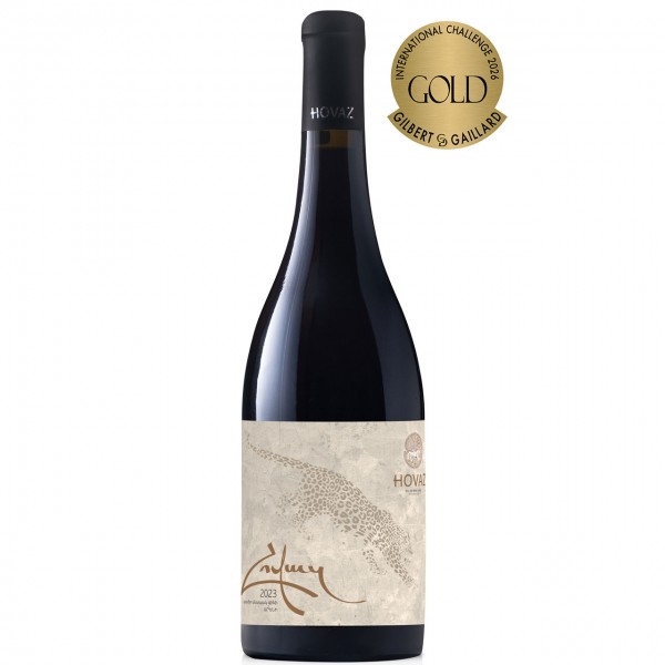 Hovaz trockener Rotwein mit Medaille