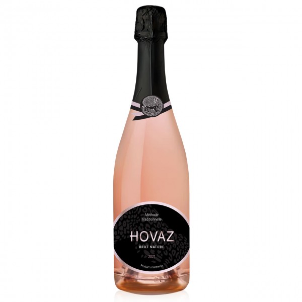 Hovaz Brut Nature Rose Schaumwein 0,75 l