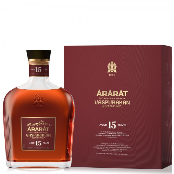 Ararat Vaspurakan 15 Jahre 0,5 l in Geschenkverpackung