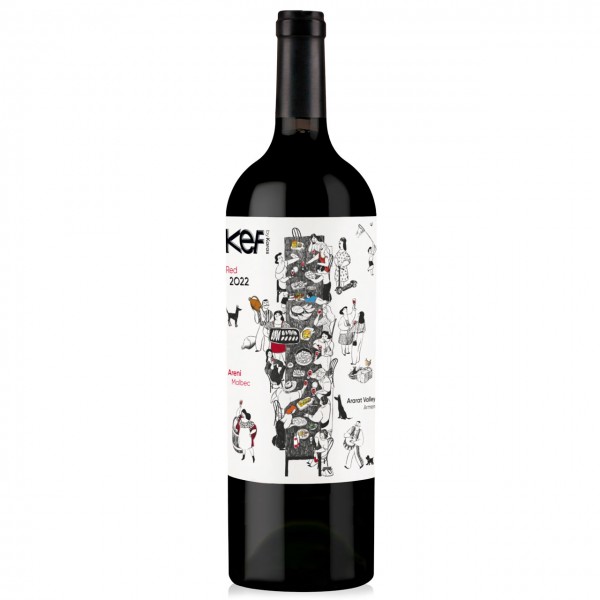 KEF by KARAS vin rouge sec 1,50 l