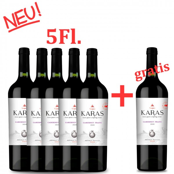 Karas Cabernet Franc trockener Rotwein Aktion